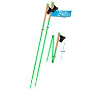 Komperdell - Carbon Cloud FXP Team Vario - Bastoncini per trail running 115-135 cm verde