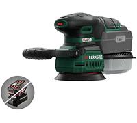 Kompernass Parkside Cordless, Levigatrice orbitale 20 V, Compact Grinder con guida confortevole e Maniglie ergonomiche, attrezzatura per levigatura. Cuscinetto: circa Ø 125 mm Velocità: 3000-12000