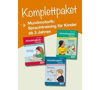Komplettpaket Mundmotorik: Sprachtraining für Kinder ab 3 Jahren | Zungen- und Lippenübungen, logopädische Spiele für Kita, Schule und Zuhause (Mundmotorik-Training)