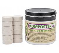 Komposter Tabs - Acceleratore di Compostaggio in Compresse con Batteri ed Enzimi, 12 Compresse fino a 12 m³, Riduce gli Odori e Migliora il Compost