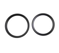 KOMUKE [Replacement] Logo Nero Che circonda l'anello M3 2 Pezzi for Auto E92 F30 82 mm e 74 mm E90 Emblema F31 for BMW Serie 3 4