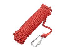 KOMUNJ Corda galleggiante da 10 m, corda da ormeggio multifunzione da 6 mm, per kayak, canoa, traino con moschettone, per nuoto, barca, pesca, sport, salvataggio