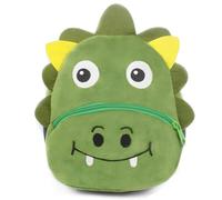 KOMUNJ Zaino per bambini piccoli, cartella scolastica, zaino per bambini piccoli per bambini e bambine, zaino per bambini cartoon con animali cartoon mini borsa in peluche zaino per bambini, per