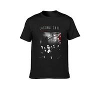 KOMYLA Men's Lacuna Coil Vocalists Metal in A Reverie Flat Lifespan Man T-Shirt Unisex Tee Black M