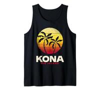 Kona Big Island Design Tropicale Kona Hawaii Canotta