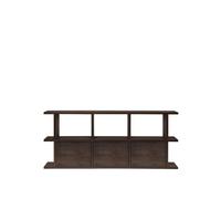 Kona Libreria 3x2 con 3 Inserti per Mobile Dark Stained