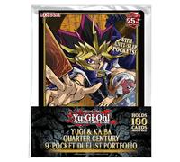 Konami YuGiOh Portafoglio di carte a 9 tasche Yugi & Kaiba del quarto di secolo