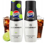 Koncentraty do Saturatora SodaStream: Pepsi MAX Lime Limonka + Pepsi Max