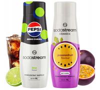 Koncentraty do Saturatora SodaStream: Pepsi MAX Limonka + Marakuja