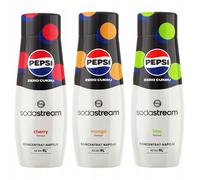 Koncentraty Sodastream Pepsi Max Cherry + Pepsi Max Mango + Pepsi Max Lime