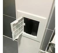 Koncey Sportello Ispezione a Secco per Impianti Idraulici ed Elettrici, Porta Manutenzione, Nascondi Tubi e Cavi(Opening 110x110 mm)