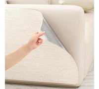 Koncey Tappetino Tiragraffi per Gatti, Protezione Murale, AntiGraffio Pannello Morbido Imbottito, Tiragraffi Divano Autoadesivo, DIY Tagliabile, Facile da Installare(White-40 x 100 CM)