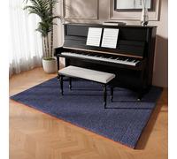 Koncey Tappeto Fonoassorbente per Pianoforte, Tappetino Fonoassorbenti, Tappeto per Batteria, Antivibrazione Acustica Antiscivolo Tappeti per Studio, Sala Musica(Blu,60 x 120 CM)