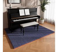 Koncey Tappeto Fonoassorbente per Pianoforte Verticale, Tappeto Antiscivolo Assorbente Acustico, Coperte Fonoassorbenti per Studio, Sala Musica, Ufficio, Soggiorno, Camera da Letto(Blu,100 x 100 CM)