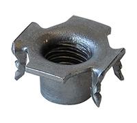 Koncreto Fondello Acciaio Tipo Ragno 4 Punte Mm D.25Xh.12 M10 In Blister.