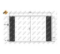 Condensatore, impianto di climatizzazione NRF 35601