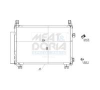 Kondensatore Per Climatizzatore MEAT & DORIA 991093 Per Toyota Yaris 1.4 D-4D