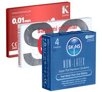 Kondomotheke® Latexfreie Kondome - 3 Sorten-Pack E 8 pz Preservativi