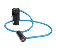 KONDOR BLUE Cavo audio da mini XLR ad angolo retto (TA3) da 43 cm ad angolo retto XLR | Mini XLR maschio a 3 pin a XLR femmina, cavo microfono bilanciato schermato per impianti audio sulla fotocamera