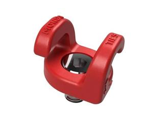 Kondor Blue Clip di gestione dei cavi per telecamere (1/4"-20) Rosso cardinale 10 pezzi