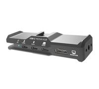 KONDOR BLUE | Hub multimediale USB-C compatibile con iPhone 15/16 | Rig video mobili, HDMI full size per monitoraggio video e flussi di lavoro video | Grigio spazio