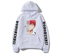 KONDZ Aanime Assassination Classroom Graphic Print Felpa con Cappuccio Harajuku Felpe Fashion Spring Karma Akabane Felpa da Uomo Originale da Donna