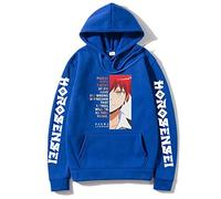 KONDZ Aanime Assassination Classroom Graphic Print Felpa con Cappuccio Harajuku Felpe Fashion Spring Karma Akabane Felpa da Uomo Originale da Donna