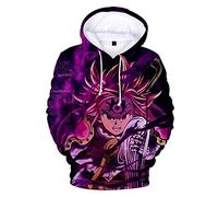 KONDZ Uomini Donne Anime con Cappuccio I Sette Peccati Capitali Felpe Uomini Ragazzo Felpa I Sette Peccati Capitali Felpa Ragazzi Ragazze Abbigliamento