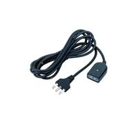 KONELCO S.p.A. GBC Prolunga elettrica da 5 metri, cavo elettrico nero 10A/16A, cavo di alimentazione H05VV-F