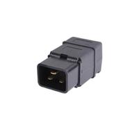 KONELCO S.p.A. GBC Spina tripolare volante, spina volante maschio, connettore IEC C20, 16A - 250V, spina 3 poli, nera