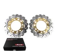 KonerStone Dischi Freno Anteriore per Yamaha FJR1300 2001-2004/ XJR1300 1999-2017/ XV1900 ROADLINER 2006 Accessori Moto FJR XJR 1300 XV 1900 Oro 2000