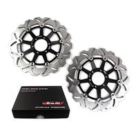 KonerStone Dischi freno anteriori per Yamaha R1Z 250 1997/TDM 850 91-01/FAZER 600 FZS600 98-03/XJR400 95-00/FZR 600 1989/FZR600R 90-95/FZ750 GENESIS 8 9-92