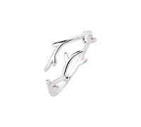 KONFEN Anello Regolabile Argento 925, Fuscello Spine Anelli Regolabile Donna Uomo, Anello Veretta Annelli Regolabili Mignolo Pollice Uncharted Vintage Semplice Moda Gioielleria Regalo