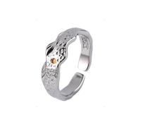 KONFEN Anello Regolabile Donna Uomo, Anelli Montagna d'Argento Regolabile Mignolo Veretta Argento Placcato, Vichingo Annelli Regolabili Mignolo Pollice Uncharted Vintage Semplice Gioielleria Regalo