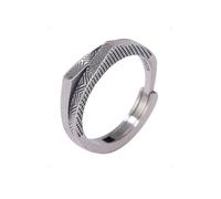 KONFEN Anello Regolabile Uomo Donna, Anelli Montagna Doppia Regolabile Mignolo Veretta Argento Placcato, Vichingo Annelli Regolabili Mignolo Pollice Uncharted Vintage Semplice Gioielleria Regalo