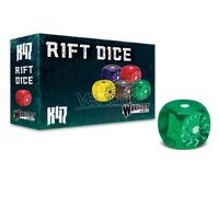 KONFLIKT 47 2025 RIFT DICE GREEN Dadi Warlord Games