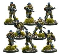 KONFLIKT'47 28mm; Fallschirmjager Falcon Infantry (8 Miniat.)