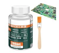 Konformale Beschichtung,200ml Mit Starker Fließfähigkeit Und Wasserdicht | Transparentes Isolierendes Dichtmittel Für Leiterplatten - Für LED-Lampen Handys Computer Reparaturwerkstatt Und
