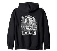 Konfuzious dell'unico Modo in Cui i cercatori di tao Saggezza Felpa con Cappuccio