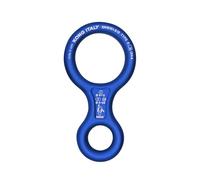 Kong. 8 Classic - Discensore in Alluminio. Controllo Fluido della Discesa. Per Corde 9-12mm. Leggero e Resistente. Made in Italy. Certificato EN 15151-2 UIAA. Peso 110g. Blu