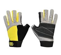 Kong Guanti Alex Gloves, Grigio/Nero/Giallo, XL