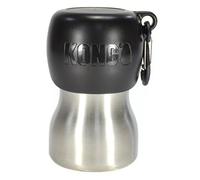 KONG Bottiglia H2O in acciaio inox - circa 270 ml (nero)