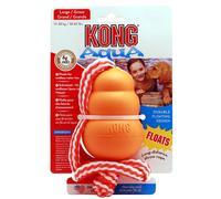 Kong Classic M, Rosso Con Corda - Masticabili IN Gomma Naturale per Cani Giocare