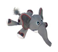 KONG - Cozie Ultra Ella Elefante - Giocattolo per cani in peluche con squittio e cuciture rinforzate - per cani di grossa taglia