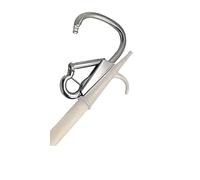 Kong. Gancio d'Attracco 20 in Acciaio Inox per Uso Nautico. Facilita Le Manovre di Attracco alla Boa. Resistenza 2400 Kgf. Made in Italy. 590g. Lucido. 1 unità.