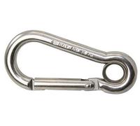 Kong Key Lock Carabiner Stainless Steel with Thimble 10 mm 100 mm Moschettone