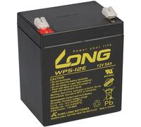 Kong Lungo Batteria Piombo 12V 5Ah WP5-12E Zyklenfest Vds Ups AGM Gel Scooter