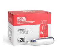 KONG MING CAR Capsule CO2, bomboletta di gas CO2 ad alta purezza con rivestimento in acciaio, priva di olio & design anti-perdita per dispositivi pneumatici & accessori (8g20p)