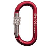 Kong. Oval Alu Classic Screw Sleeve. Moschettone in Alluminio con Ghiera a Vite. Compatibile con Bloccanti e Carrucole. Keylock Anti-Impiglio. Certificato EN 362/B, 12275/B. Peso 65g.