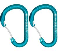 Kong Paddle Wire Bent Gate Moschettone, Azzurro, 12 cm (Confezione da 2)